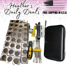 Flat Tire Repair Tube Patch Kit Ebike ATV E Bike Tools Screwdriver Air Pressure