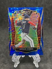 2021 Panini Select Baseball Patrick Corbin Blue Pulsar Prizm #02/13 Nationals