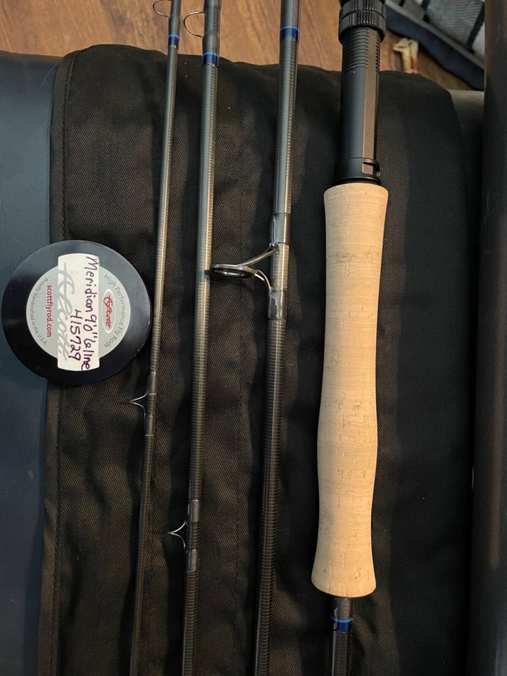 Scott Meridian 9ft 4pc 6wt fly rod | eBay