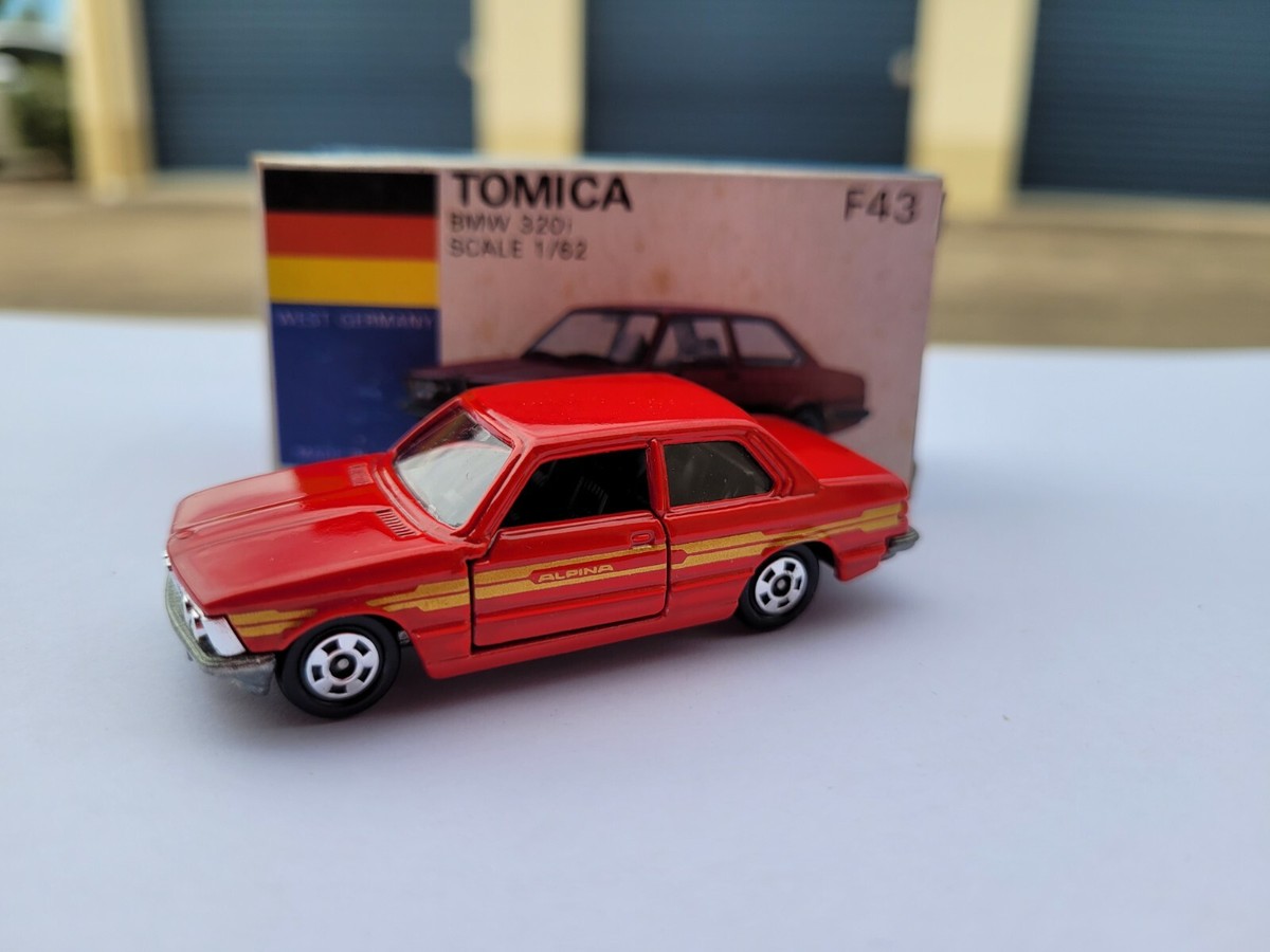 Tomica F43 - BMW 320i [RED] MINT VHTF ALPINA BOX GREAT MADE IN