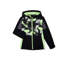 Russell Youth Boys Hooded Green Camouflage Jacket XL 14-16 NWT