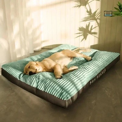 Big Dog Mat Corduroy Pad Oversize Pet Sleeping Bed Big Thicken Sofa Washable New
