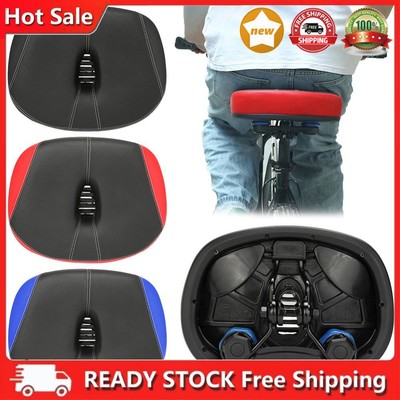 Oversized Bike Saddle Wide Bicycle Saddle Replacement with Dual Shock Absorbing 