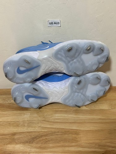 Nike Alpha Huarache Elite 4 Low UNC Blue Baseball Cleats Sz Men's 14 FN7222-600 - Picture 7 of 8