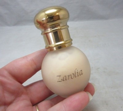 Vintage Zarolina Barclay frosted glass perfume bottle