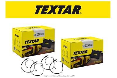 [FRONT + REAR SET] Textar Premium Disc Brake Pads + Sensors TT101140