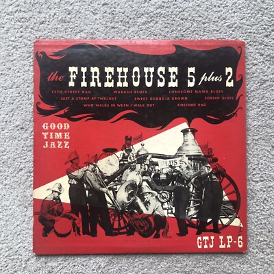 10'' LP Firehouse 5 Plus 2 Good Time Jazz GTJ LP-6 Microgroove 33 1/3 rpm