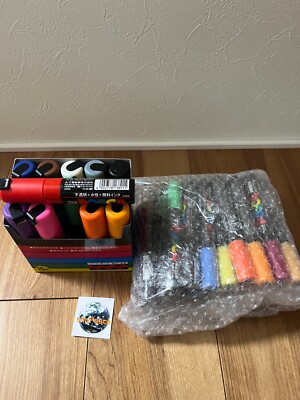 Uni POSCA PC-5M 29color and PC-8K 15color 2 SET Paint Marker Pen Fine Point JP