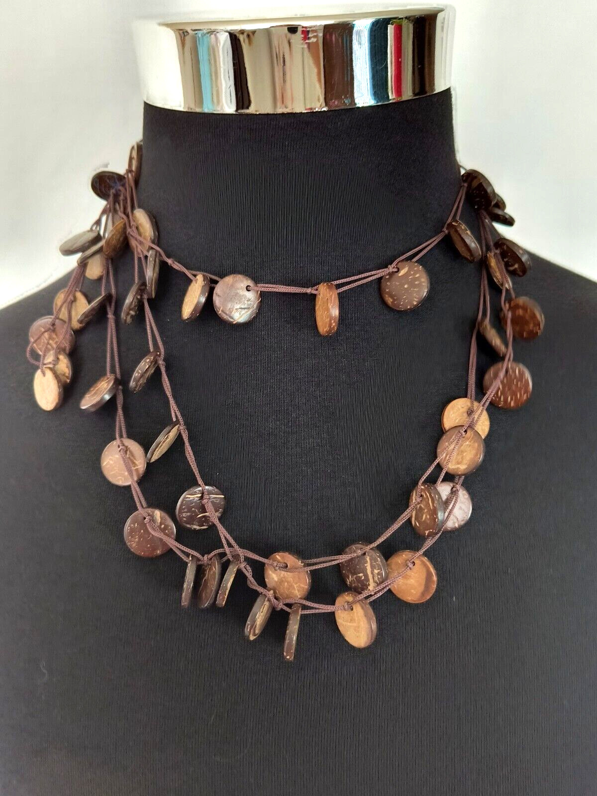 Women's  Layered Statement Necklace Multistrand B… - image 8