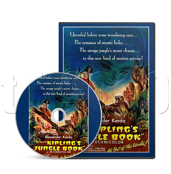 Jungle Book (1942) Action, Adventure, Family Movie on DVD