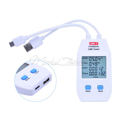 Digital Voltage Current Meter UT658 USB Tester Power Energy Capacity Detector