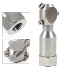 1/2" Rotating Jetter Head Rotary Nozzle Pressure Washer Drain Sewer Hose Cleaner
