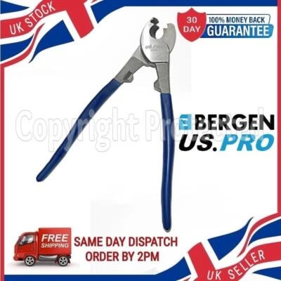 USPRO 6" HEAVY DUTY ELECTRICAL CABLE WIRE CUTTING PLIERS CUTTER TOOL ALUMINIUM COPPER