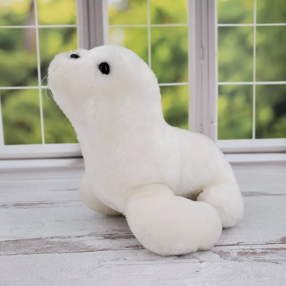 Vintage Sea World Baby Sea Lion White 9