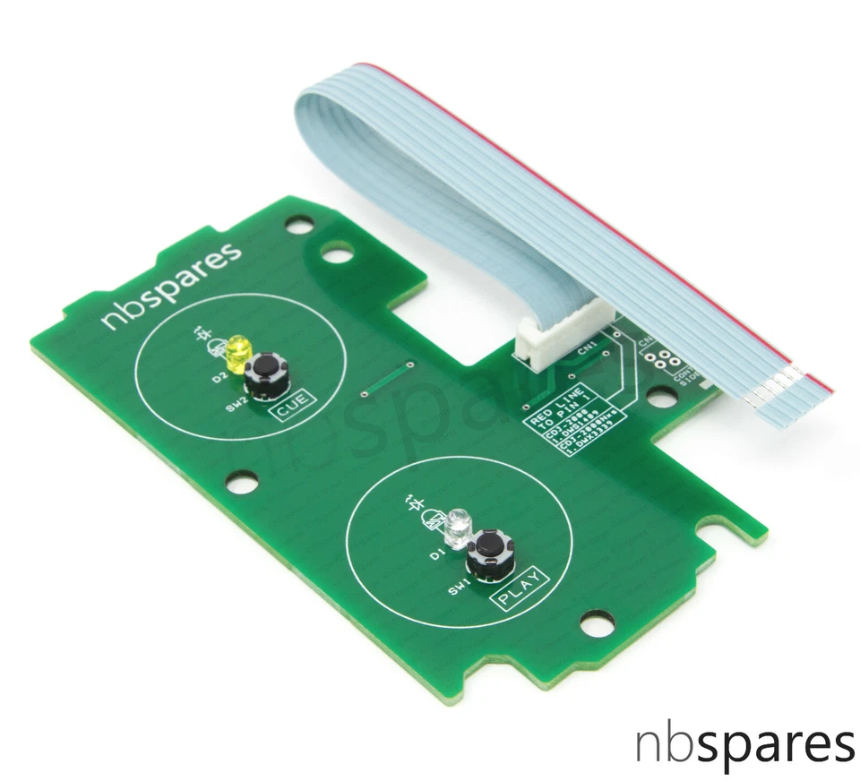 NBSPARES Pioneer CDJ 2000 KSWB PLAY PAUSE & CUE SWITCH PCB ASSEMBLY (Replaces DWS1409)