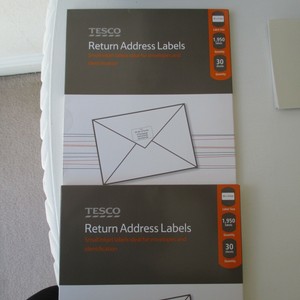 printer labels tesco