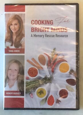 Cooking For Bright Minds A Memory Rescue Resource DVD Improve Brain & Memory NEW