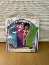 INTEX The Wet Set Inflatable Pool Air Mat Float Size 72"x 27 Pink Vintage 2000