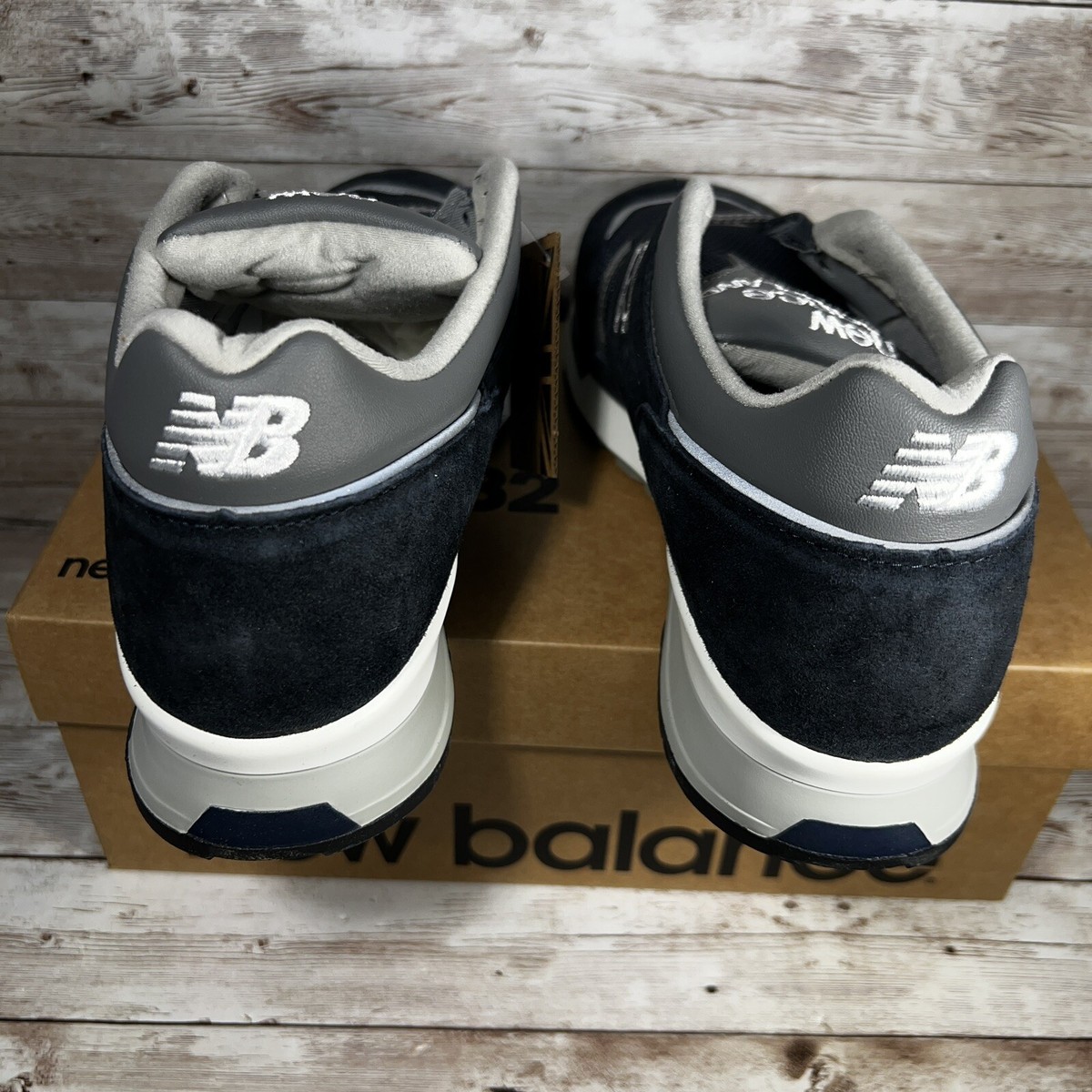 New Balance 1500 Made in England Navy/Grey Men's Size 8