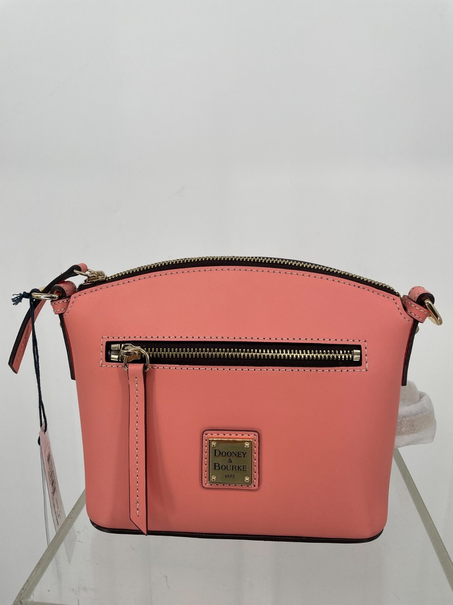 Dooney & Bourke Light Pink Leather Crossbody Bag NWT DOONEY & BOURKE Light Pink Leather Beacon Saddle  main image 2