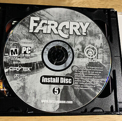 Far Cry 1 Ubisoft PC Game CD ROM Set (2004, Far Cry) All Discs / 5