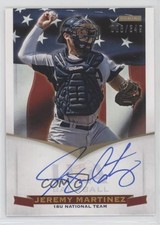 2012 USA Baseball National Team 18U Signatures 8/349 Jeremy Martinez Auto 0e2x