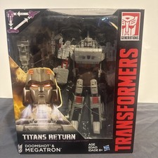 Transformers Titans Return Megatron & Doomshot Voyager Class SEALED NEW