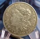 1921-D Morgan Silver Dollar - Very Fine 90% Silver