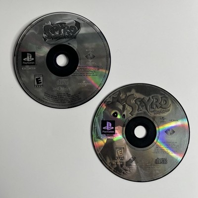 PS1 Spyro Ripto s Rage & Spyro The Dragon (PlayStation 1) Disc Only Tested