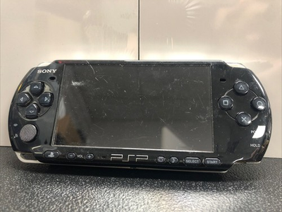 #ad J4 Sony PlayStation Portable PSP 3001 Black Parts Or Repair Only $35.00