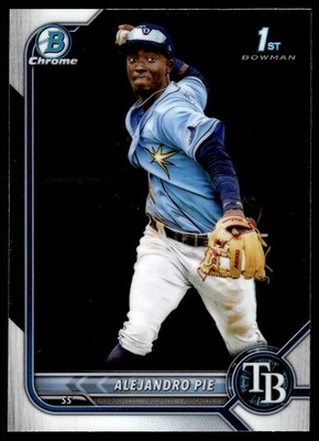 2022 Bowman Chrome 1st Bowman Alejandro Pie Tampa Bay Rays #BCP-99