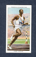 JESSE OWENS 1937 OGDEN'S CHAMPIONS OF 1936 #3 RC 1936 Berlin Olympics