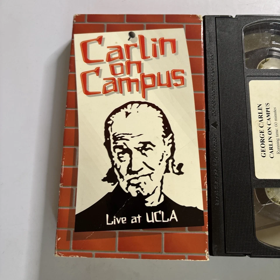 Carlin on Campus - Live At UCLA (VHS, 1997) NTSC George Carlin - Image 2 of 4