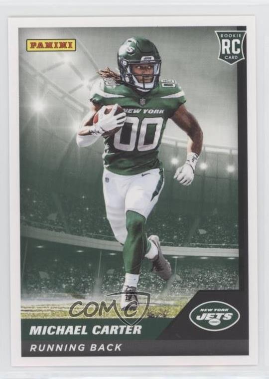 2021 Panini NFL Sticker & Card Collection Michael Carter #92 Rookie RC 2m6