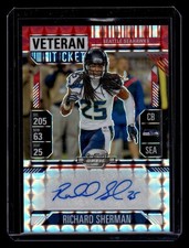 2024 Panini Richard Sherman Contenders Optic Veteran Ticket AUTOGRAPH #D 1/24