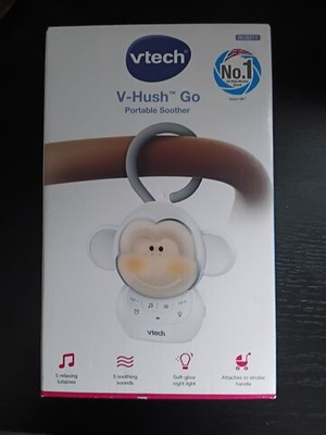 Vtech V-Hush Go tragbarer Schlaf-Schnuller weich leuchtend Nachtlicht beruhigend - entspannende Klänge