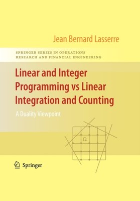 Lasserre - Linear and Integer Programming vs Linear Integration and Co - X555z