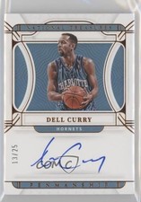 2021-22 Panini National Treasures Penmanship Bronze 13/25 Dell Curry Auto 1u6