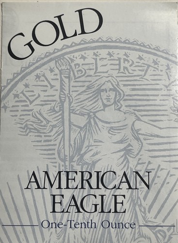 1996-W West Point 1/10 oz Gold American Eagle COA, No Coin