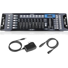 DMX Controller for DJ Lights - 192 Channel DMX512 Lighting Console with Cable...