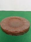 Depression Cherry Blossom Pink  By Jeanette 9 inch Plates Set Of Five