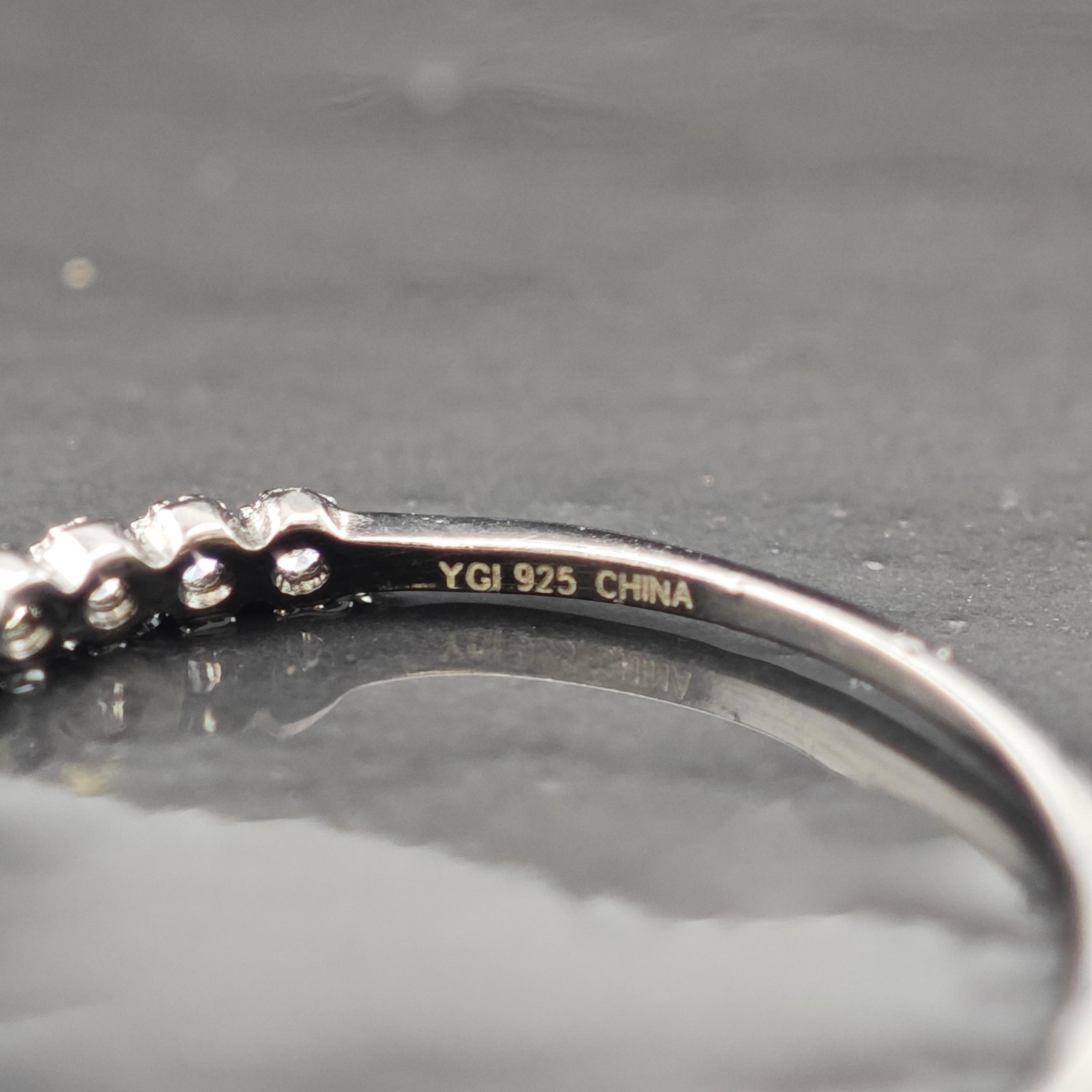 Black Ruthenium Plated Stackable Ring Sterling Si… - image 8