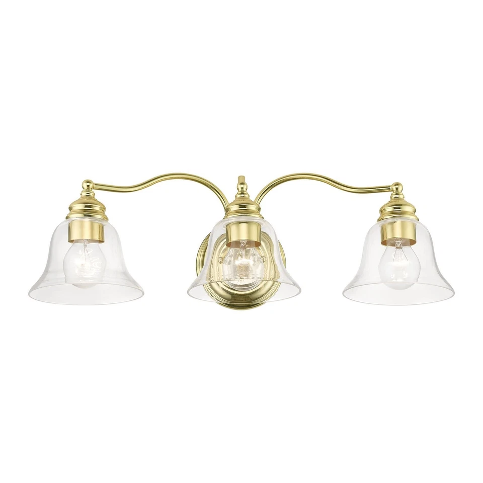 Iluminação Livex usada 16933-02 Moreland - 3 vaidades de banho leves em transição - Imagem 3 de 4