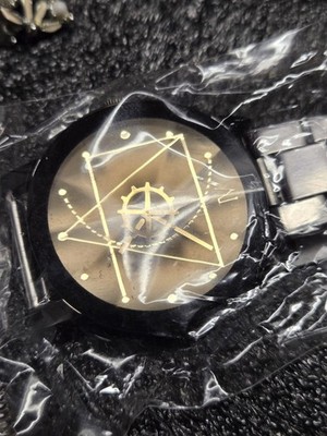 Fullmetal Alchemist State Alchemist Wristwatch Black Steel WSM509210 New In...