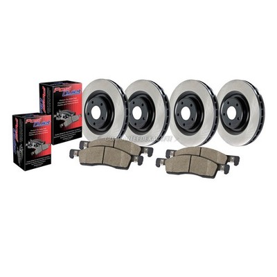 Centric Parts Performance Disc Brake Pad and Rotor Kit 906.35081 BPF