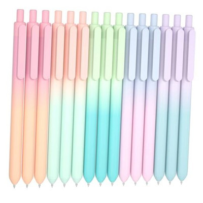  Retractable Pastel Shifting Gel Ink Pens, 15 15 Black Ink--Shifting Barrel