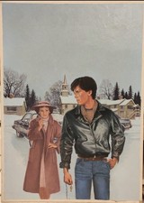 Original Painting, Book Cover For The Latchkey Kid By Helen Forrester (1987)