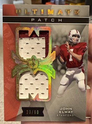 John Elway 2013 Ultimate Collection Patch /60 Stanford Denver Broncos HOF