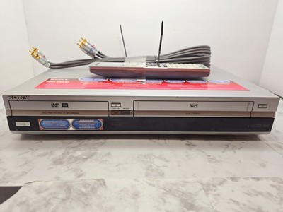 Sony RDR-VX500 VHS & DVD Recorder w Remote Radio Shack Tested-Works