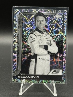 2025 TOPPS CHROME FORMULA 1 - F2 DRIVER - DINO BEGANOVIC #27 B&W LAZER REFRACTOR